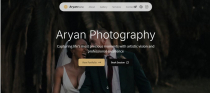 Aryan Photography - Portfolio HTML Template Screenshot 1