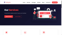 Modern Agency Portfolio HTML Template Screenshot 8